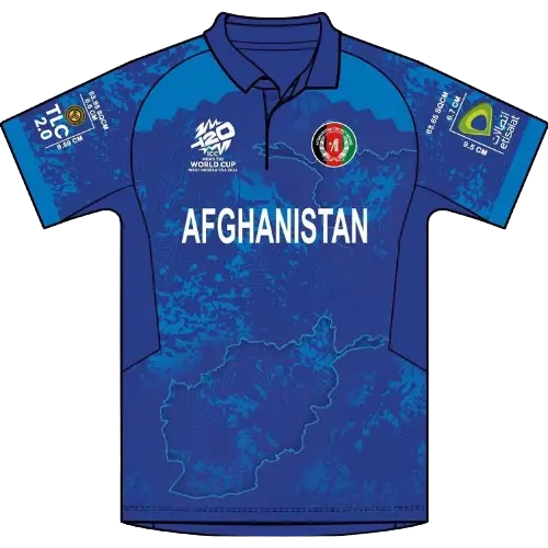 Afghanistan Playing Kit for T20 World Cup 2024