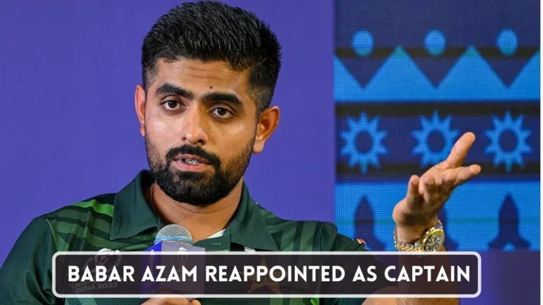 Babar Azam reappointed as Captain ahead of T20 World Cup