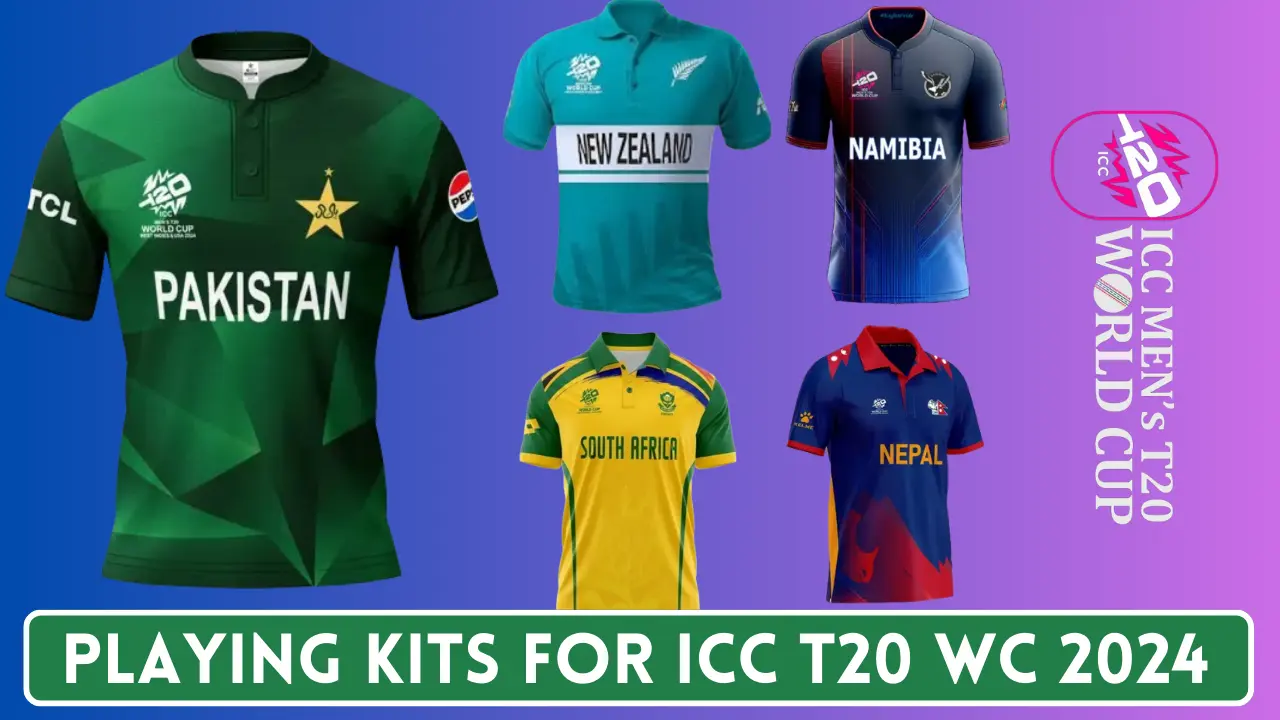 Playing Kits for ICC T20 World Cup 2024