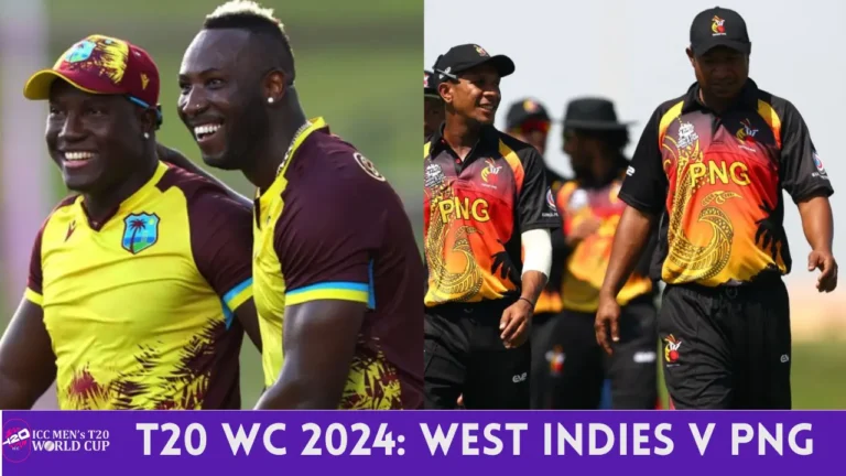 T20 World Cup 2024 |West Indies v PNG|