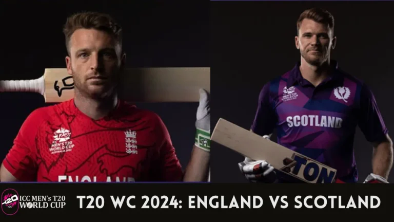 T20 World Cup |England vs Scotland|