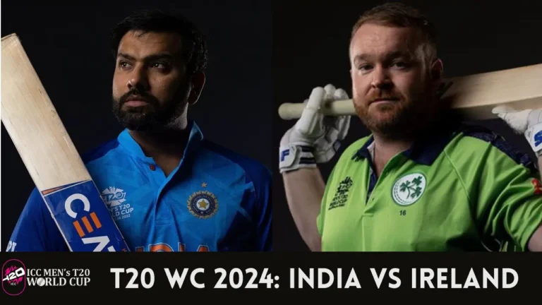 T20 World Cup 2024 |India vs Ireland|